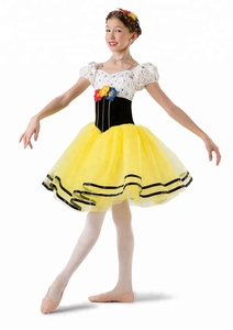 Vestido <span class=keywords><strong>de</strong></span> Baile <span class=keywords><strong>de</strong></span> Hada <span class=keywords><strong>de</strong></span> las Flores para Niñas y Mujeres, Tutú <span class=keywords><strong>de</strong></span> Ballet Amarillo <span class=keywords><strong>de</strong></span> Tricot, <span class=keywords><strong>Disfraz</strong></span> <span class=keywords><strong>de</strong></span> Danza para Actuaciones Escénicas - Product Image 3