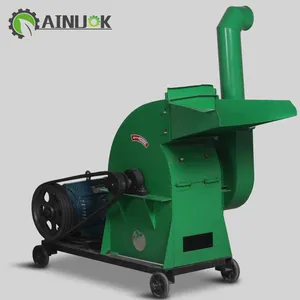 Factory price in kenya forestry machinery coconut husk shredder wood chipper with conveyor belt