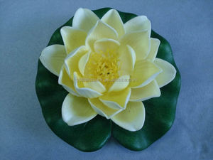 Collection <span class=keywords><strong>de</strong></span> lys d'eau artificielles flottantes, Lotus EVA, coloré, pour <span class=keywords><strong>jardin</strong></span> et extérieur - Product Image 6