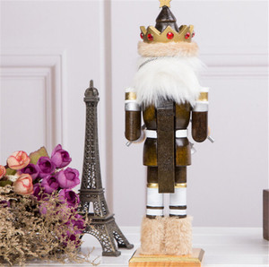 Navidad de la fábrica guardia de honor adornos ventas al por mayor al aire libre Cascanueces de madera patrón - Product Image 4