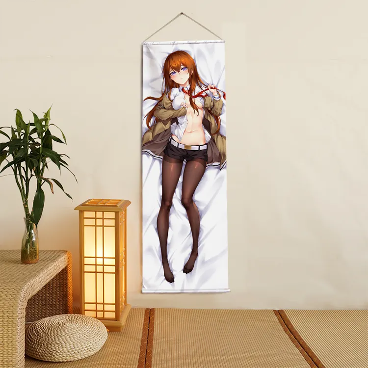 Decoration Steins Gate Rintarou Kurisu Anime Silk Fabric Poster And Print Wall Art Picture Painting Home Decor