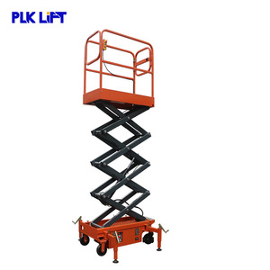 Penjualan Langsung Pabrik 3m 3.9m 4.8m Mini Semi Electric <span class=keywords><strong>Scissor</strong></span> Lifter Human <span class=keywords><strong>Lift</strong></span> - Product Image 2