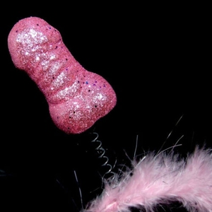 <strong>Bride</strong> <strong>to</strong> <strong>Be</strong> Props Glitter Pink Willy Boppers <strong>Headband</strong> Hen Party Supplies - Product Image 2