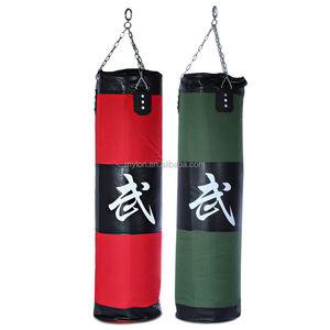 5pcs Punch Bag Set 5ft Blk/White Leather Boxing <strong>Punchbag</strong> Wall Bracket - Product Image 2