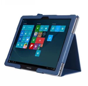 Custodia a libro in pelle per Samsung <span class=keywords><strong>Galaxy</strong></span> <span class=keywords><strong>Tab</strong></span> Pro <span class=keywords><strong>S</strong></span> con cinturino elastico, porta carte, stilo - Product Image 2
