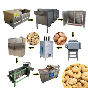 Factory price Cashew nut Processing Line Roasted Cashew nut Snacks Food Production Line Cashew Nuts Roasting Machine