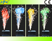 Machine pyro à froid DMX réutilisable Feux d'artifice colorés pour concerts mariages fêtes et scènes fournitures de décoration d'événements