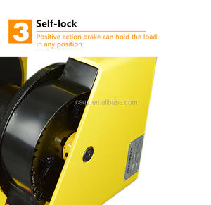 Jin Yang Hu 500Kg Tự Khóa Tua Bin Tay Tời Tay Di Động Worm Bánh Răng Tời Tay Tời Với Cáp - Product Image 5