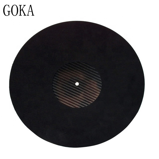 Feutrine Vinyle Tapis Platine Vinyle Ska Circle Logo - Diamètre 30,5 Cm - Pour DJ Tapis Platine Vinyle 3 Mm