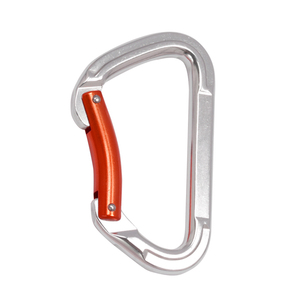 Mosquetón de aluminio Taiwan Bent Gate para deportes extremos, 23KN - Product Image 1