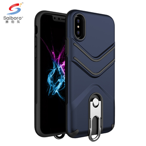 Échantillon gratuit Rouge Téléphone Cas Dur Béquille <span class=keywords><strong>Couverture</strong></span> <span class=keywords><strong>Mobile</strong></span> Pour Iphone X/8/7/6 S - Product Image 5