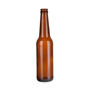 琥珀色275ml 330ml 500ml 620ml 640mlロングネックガラスビールボトル