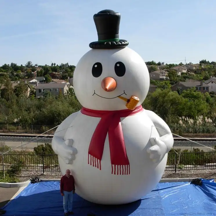 Bonhomme de neige gonflable de Noël 2023 Offre Spéciale, bonhomme de neige gonflable de Noël pour la publicité