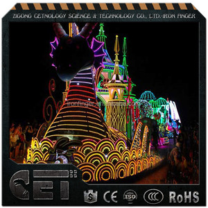 Grande lanterne <span class=keywords><strong>de</strong></span> carnaval, dinosaure et château, défilé, costume <span class=keywords><strong>de</strong></span> dinosaure grandeur nature pour le paradis - Product Image 3