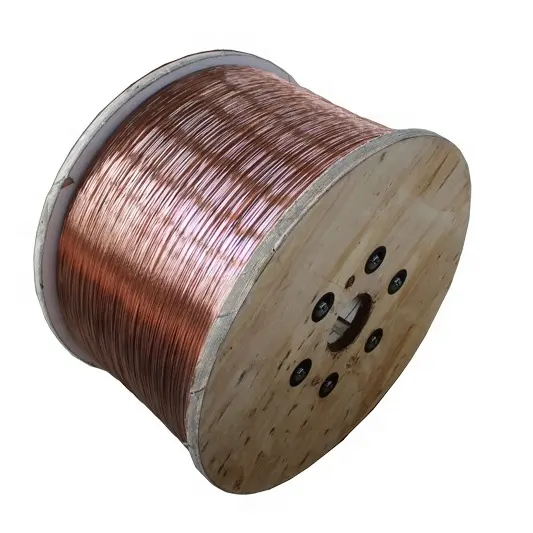 Copper clad steel wire electrical conductor wire for power cable