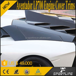 4 pcs/set winnower OEM engine cowling Trims for Lamborghini Aventador LP700-4 Roadster Convertible style doors - Product Image 1