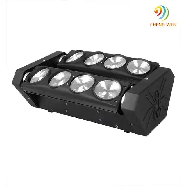 8*10w 4 in 1 LED DMX flash sekiz gözler örümcekler ışın sahne ışığı disko parti için