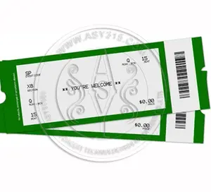 Hot hot Factory Selling Airline Flight Ticket Printing /Airline Boarding Pass Printing