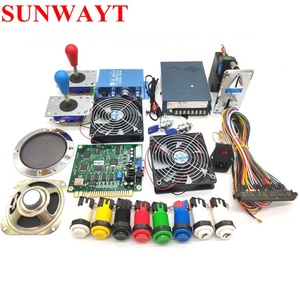 Bộ Phụ Kiện Trò Chơi <span class=keywords><strong>Arcade</strong></span> <span class=keywords><strong>60</strong></span> Trong <span class=keywords><strong>1</strong></span> Bộ Dụng Cụ Tự Làm Với Cần Điều Khiển Zippy + Nút Ấn Kiểu Happ + Bộ Phụ Kiện Máy Chơi Bo Mạch Đa Năng Jamma - Product Image 1