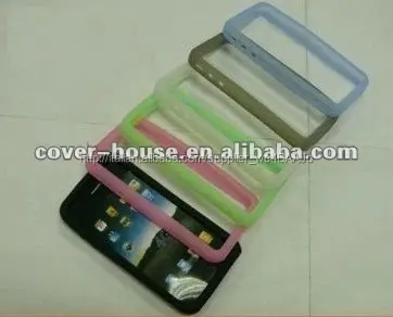 caso paraurti silicone copertura tpu per iphone 4 4s