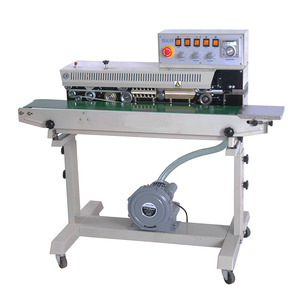 FRMQ-980III HUALIAN Automatic Plastic Potato Chips Bag Band Sealer Sealing Machine