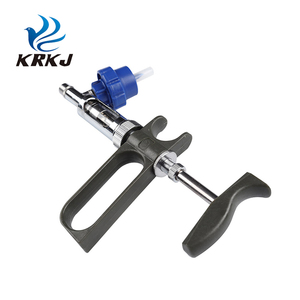 KD105 CETTIA 0.5/1/2ml Pistolet à vaccin continu pour animaux Injecteur Seringue en laiton pour vétérinaire - Product Image 3