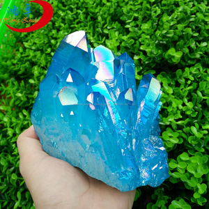 Aura Quartz Gros Guérison Traités À La Chaleur Titane Aura Quartz Cluster, Métaphysique Et Cristal - Product Image 6