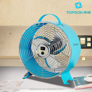 Ventilatore da tavolo in metallo rame della collezione Deco Breeze da 8 pollici - Product Image 4