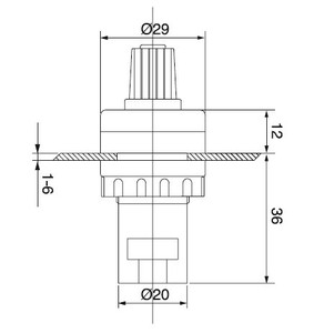 1k, 2k, 5k, 10k, 47k, 50k LA42DWQ Lautstärke regler potentiometer