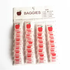 1010 pomme mini sac ziplock avec carton