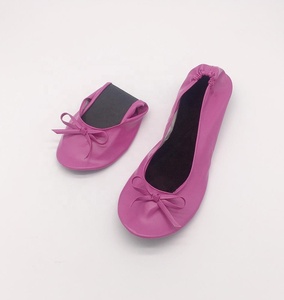 Chaussures pliables pour femmes, étui de transport assorti, chaussures plates de Ballet de voyage, portables, nouvelle collection - Product Image 5