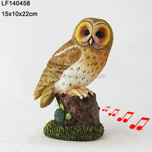 Búho con Sensor <span class=keywords><strong>de</strong></span> Movimiento, Estatua <span class=keywords><strong>de</strong></span> Búho, Artesanía - Product Image 6