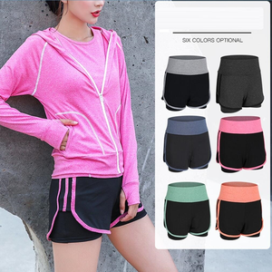 <span class=keywords><strong>Meilleur</strong></span> prix, logo personnalisé, <span class=keywords><strong>Short</strong></span> de gym uni vierge pour femmes <span class=keywords><strong>Short</strong></span> de course en coton pour femmes - Product Image 2