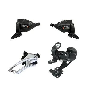 bicycle derailleur set 27 speed front rear derailleur shifter lever for MTB Mountain Bikes bicycle shifter