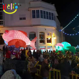 All'aperto street parade Gonfiabile <span class=keywords><strong>pesce</strong></span> burattino costume - Product Image 2