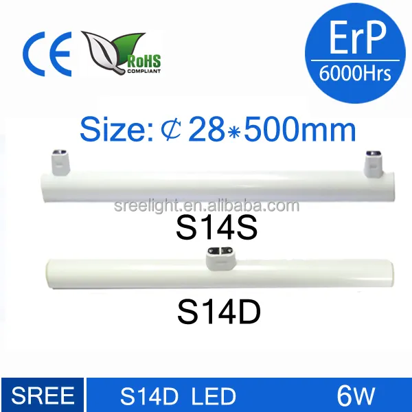 S14s S14D LED lámpara lineal linolite bombilla incandescente