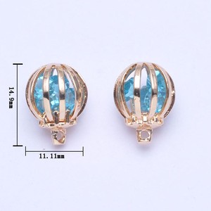 Cuentas rellenas de oro de filigrana de oro rosa de 14MM a la venta - Product Image 2