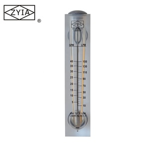 Panel <span class=keywords><strong>Type</strong></span> Water Liquid Rotameter Plastic <span class=keywords><strong>Rotor</strong></span> Float Flowmeter Met Regelklep - Product Image 3