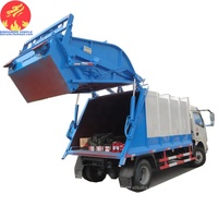 Dongfeng 4ton véhicule municipal, camion compacteur de déchets, camion à ordures compacteur