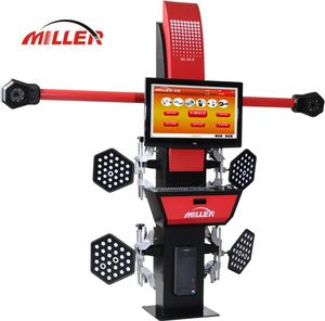 Máquina de alineación de ruedas de coche Miller, alineación de neumáticos, alineación de ruedas, 3D con cámara de alta velocidad de Grado Industrial, alta calidad