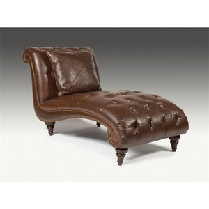 Classique surdimensionné intérieur brun <span class=keywords><strong>large</strong></span> en cuir <span class=keywords><strong>chaise</strong></span> <span class=keywords><strong>longue</strong></span> - Product Image 1