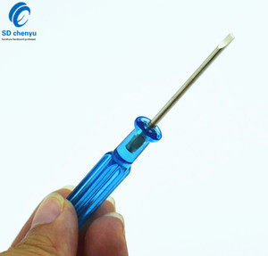 <span class=keywords><strong>Tournevis</strong></span> plat à tête plate de 2,0 mm en gros pour l'installation d'outils de réparation de téléphone en plastique 3 45 #   Acier Zinc+ Bleu - Product Image 6