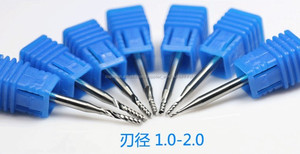 Sin revestimiento cubierta 2 Flautas Cuadrado Molino de Extremo de Carburo De Tungsteno Para <span class=keywords><strong>El</strong></span> Aluminio - Product Image 3