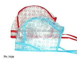 Gorro desechable respetuoso con el medio ambiente, para peluquería, PEVA, Bull's Eye, Frosting Tipping - Product Image 1