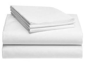 En gros 100% <span class=keywords><strong>coton</strong></span> <span class=keywords><strong>percale</strong></span> blanc reine taille 200TC draps plats - Product Image 6