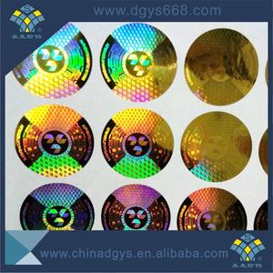 Nhãn Dán Kim Loại An Toàn Ba Chiều Ma Trận Điểm 3D Đầy Màu Sắc Chất Lượng Cao Theo Yêu Cầu/In Nhãn - Product Image 3