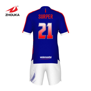 Personal isierte benutzer definierte Jugend Goalie Futbol Gelb Blau Fußball trikot - Product Image 4