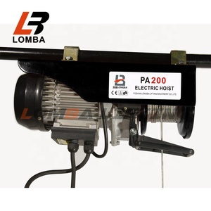 Tali kawat listrik <span class=keywords><strong>Mini</strong></span> <span class=keywords><strong>Hoist</strong></span> Steel Remote nirkabel baru rumah kapasitas <span class=keywords><strong>100</strong></span>-<span class=keywords><strong>200KG</strong></span> 20M Lift 220V 50hz 1 fase - Product Image 1