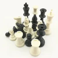 Standard Tournament Club Chess Pieces with King Tall