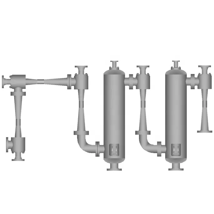 コンデンサーによるガス混合および希釈用のシングルステージエジェクター